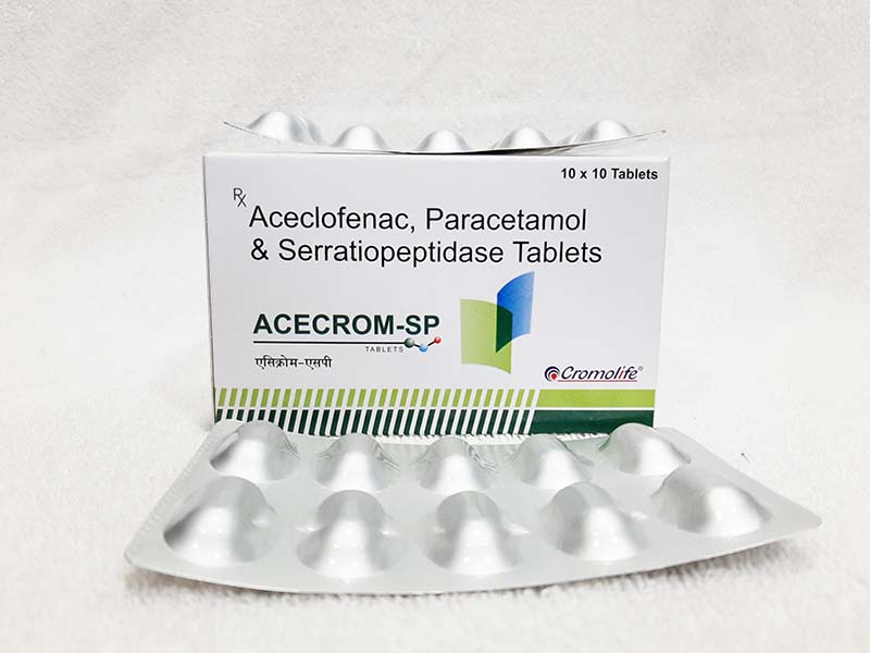 Aceclofenac and Paracetamol Tablets - 1